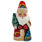 Russian Santa - Hand Carved Hand Painted Santa Claus Russian Father Frost - Christmas Gift