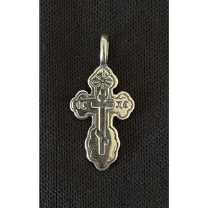 St Olga Cross - Sterling Silver with Chain - Jewelry