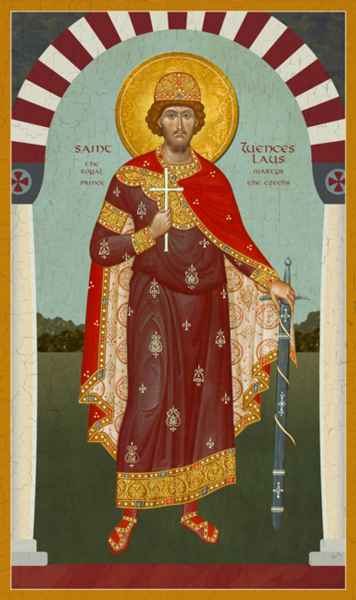 Icon of Saint Wenceslaus the Royal Martyr