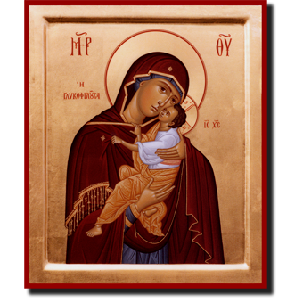 Orthodox Icons of Theotokos Sweet-Kissing Icon