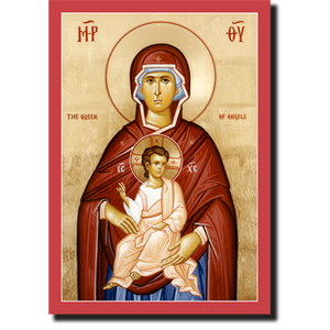 Orthodox Icons of Theotokos Queen of Angels Icon