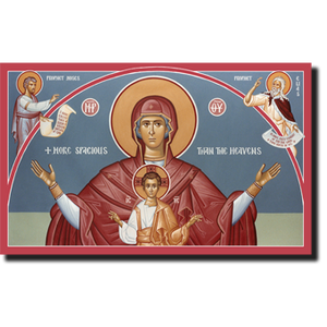 Orthodox Icons Theotokos: More Spacious than Heavens Icon