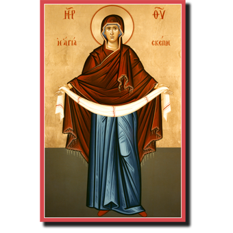 Orthodox Icons Theotokos Holy Protection Icon
