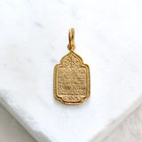 Saint Panteleimon Medallion -Handcrafted 14kt Gold medallion