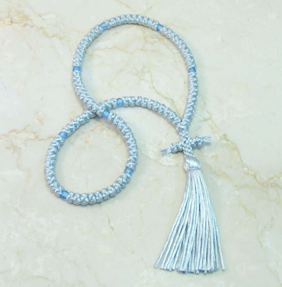 Gray Prayer Rope Orthodox Christian Prayer Ropes and Prayer Bracelets