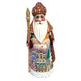 Russian Santa - "Church" Hand Carved Hand Painted Santa Claus Russian Father Frost - Christmas Gift