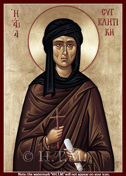 Orthodox Icon Saint Synkletike