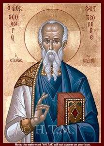 Orthodox Icon Saint Theodore the Studite