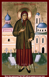 Orthodox Icon Saint Xenia of Petersburg