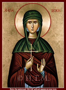 Orthodox Icon Saint Xenia of Rome
