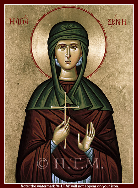 Orthodox Icon Saint Xenia of Rome