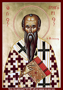 Orthodox Icon Saint Gregory of Nyssa