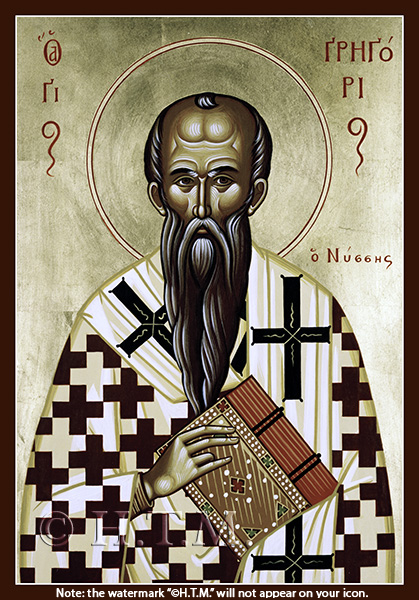 Orthodox Icon Saint Gregory of Nyssa