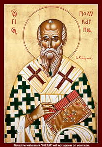 Orthodox Icon Saint Polycarp of Smyrna