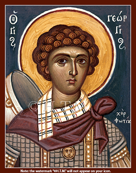 Orthodox Icon Saint George—by Kontoglou