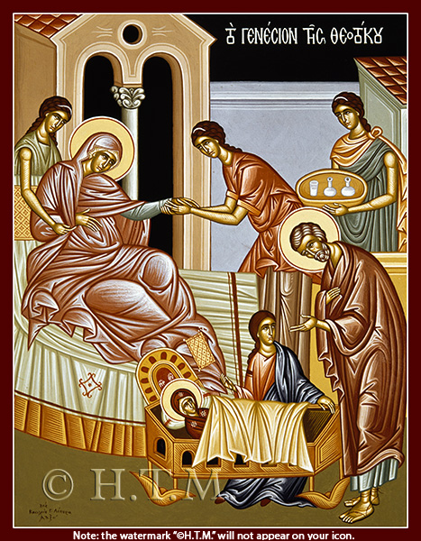 Orthodox Icons Great Feast Icon - Birth of the Theotokos