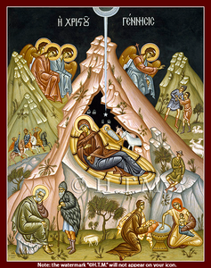 Orthodox Icons Great Feast Icon - Nativity of our Saviour - Christmas - Jesus Christ
