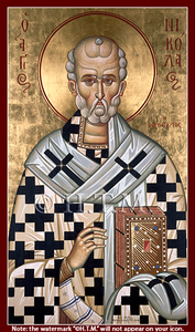 Orthodox Icon Saint Nicholas—by Kontoglou