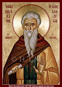 Orthodox Icon Saint Hilarion the Great