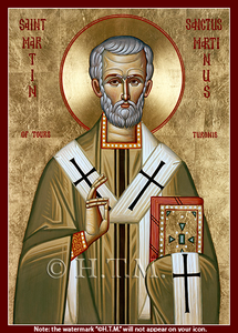 Orthodox Icon Saint Martin of Tours