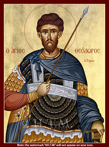 Orthodox Icon Saint Theodore the Recruit