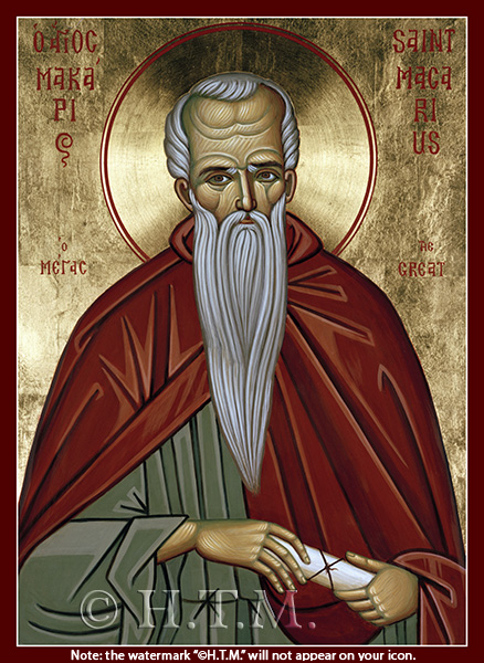 Orthodox Icon Saint Macarius the Great