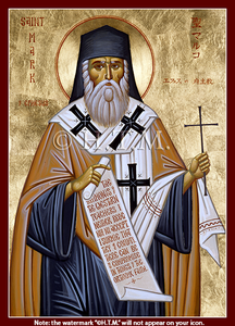 Orthodox Icon Saint Mark of Ephesus English and Japanese inscriptions