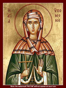 Orthodox Icon Saint Ypomoni (Saint Patience)