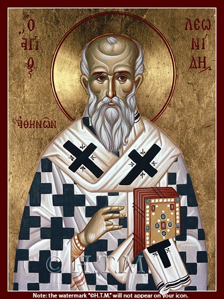 Orthodox Icon Saint Leonidas of Athens