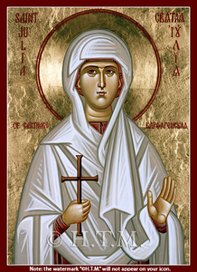 Orthodox Icon Saint Julia of Carthage
