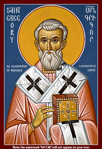 Orthodox Icon Saint Gregory of Armenia