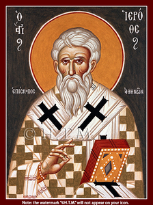Orthodox Icon Saint Hierotheus of Athens