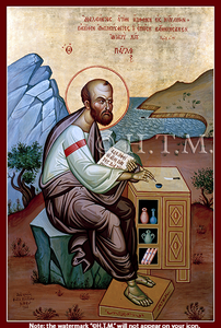 Orthodox Icon Saint Paul the Apostle—by Kontoglou