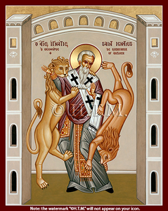 Orthodox Icon Saint Ignatius the God-bearer of Antioch
