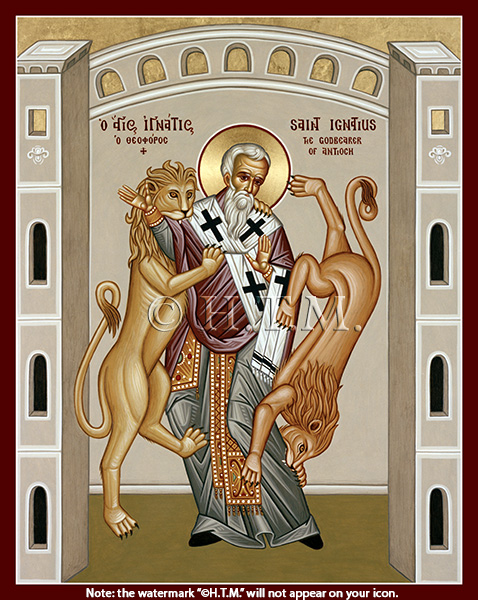 Orthodox Icon Saint Ignatius the God-bearer of Antioch