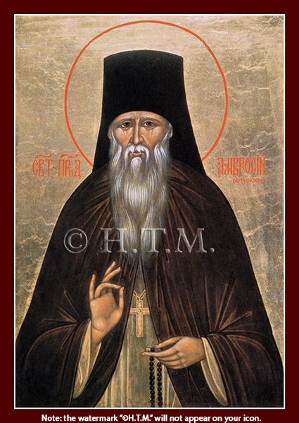 Orthodox Icon Saint Amvrosy of Optina