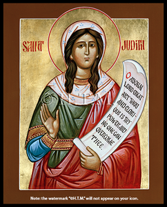 Orthodox Icon Saint Judith