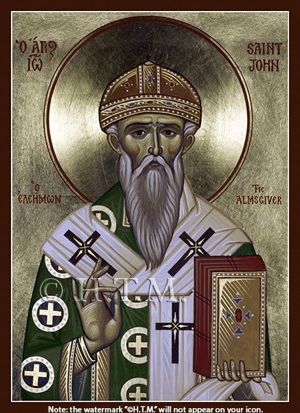 Orthodox Icon Saint John the Almsgiver