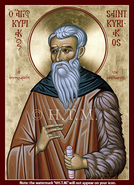 Orthodox Icon Saint Cyriacus