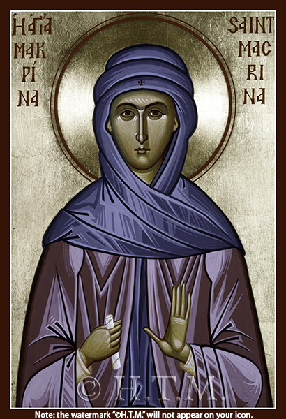 Orthodox Icon Saint Macrina