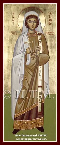 Orthodox Icon Saint Tatiana the Deaconess