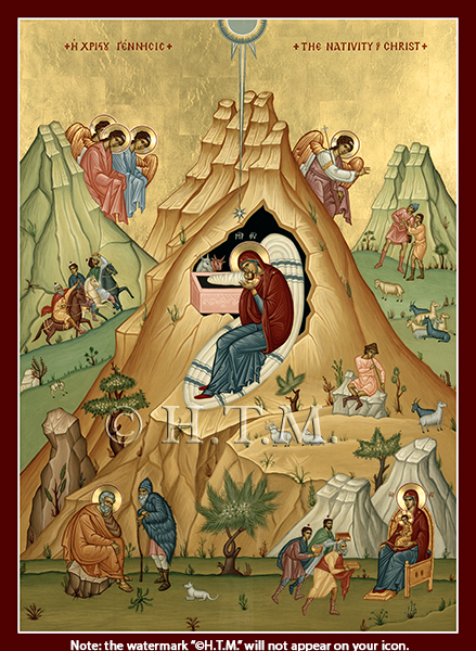 Orthodox Icons Great Feast Icon: Nativity of our Lord Jesus Christ