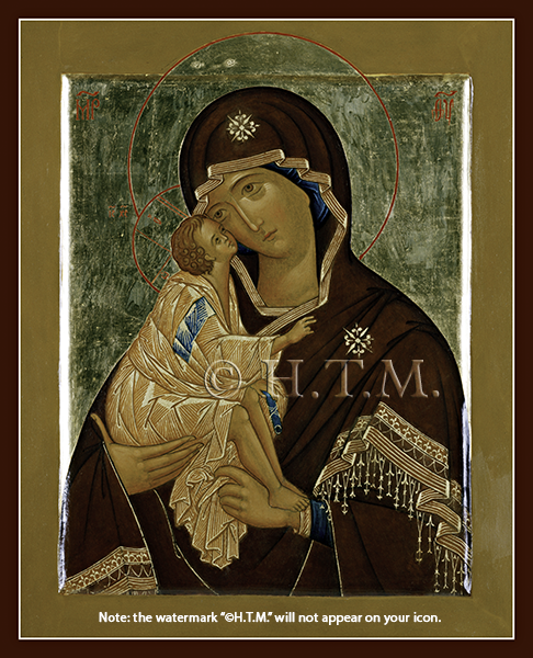Orthodox Icon of Theotokos Mother of God of the Don - MPOV