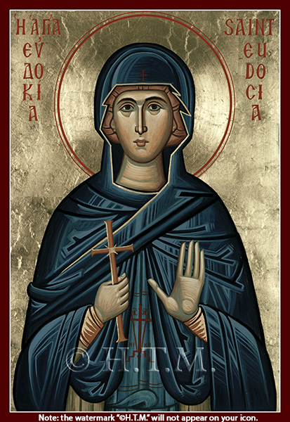 Orthodox Icon Saint Eudocia