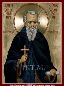 Orthodox Icon Saint Athanasius of Mount Athos
