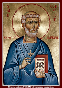 Orthodox Icon Saint Cuthbert
