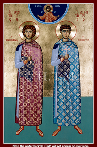 Orthodox Icon Saint George & Saint Demetrius