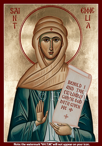Orthodox Icon Saint Emily