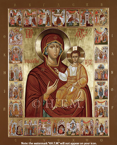 Orthodox Icons of Theotokos Akathist Hymn - Mother of God - MPOV