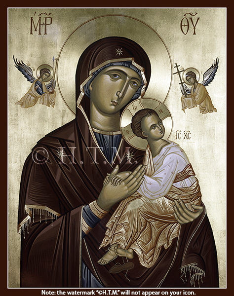 Orthodox Icon of Theotokos Mother of God of the Passion - MPOV